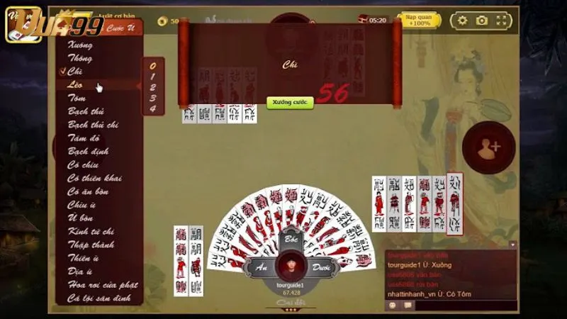Bí kíp chơi bài Chắn Vua99 hiệu quả