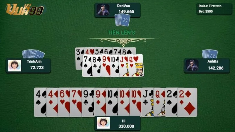 Hiểu rõ về luật chơi Tiến lên Vua99