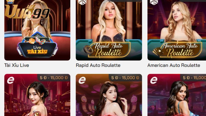 Khởi đầu trải nghiệm cùng Casino online Vua99