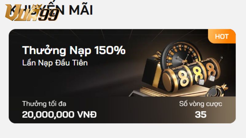 Những chương trình khuyến mãi có 1 0 2 tại Vua99