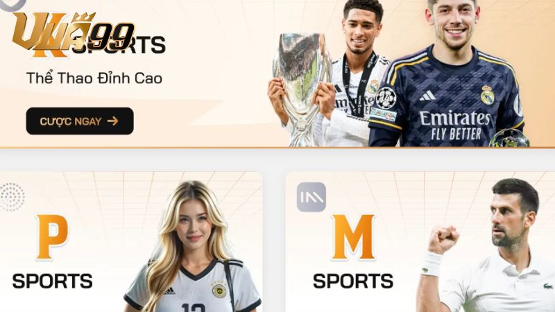 Thế giới thể thao Vua99 cá cược sôi động và đẳng cấp